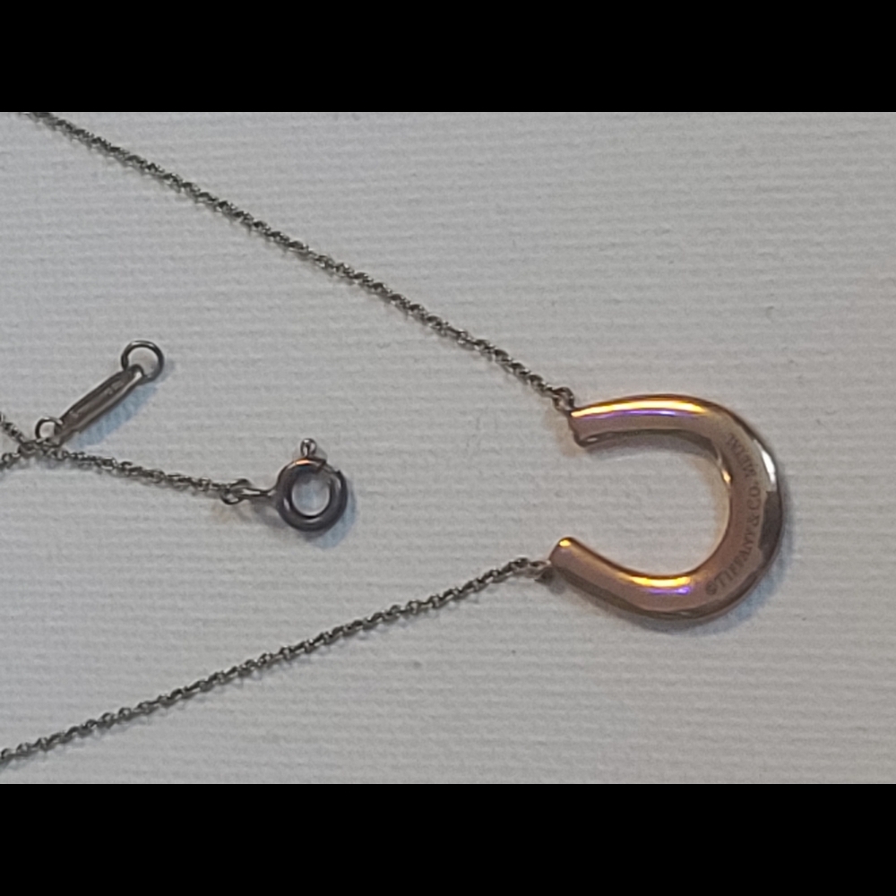 COPY - Tiffany Gold Horseshoe Necklace
